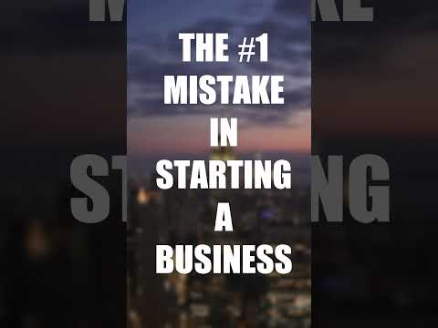 The #1 Mistake in Starting a Business #shorts  [Video]