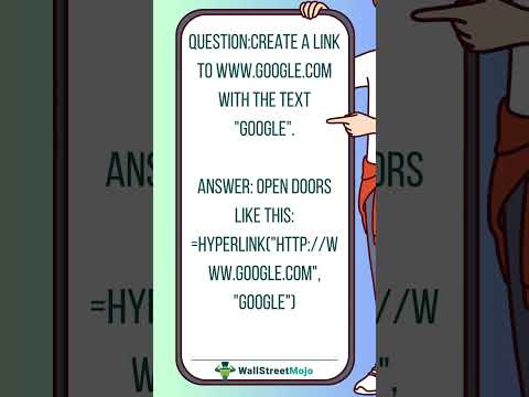 HYPERLINK FORMULA – WALLSTREETMOJO EXCEL MINI SERIES [Video]