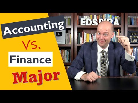 Should you Major in Accounting or Finance? [Video]