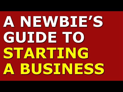 A Newbies Guide to Starting a Business [Video]