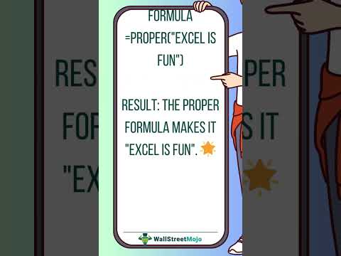 PROPER FORMULA – WALLSTREETMOJO EXCEL MINI SERIES [Video]