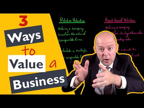 3 Approaches to Valuing a Business [Video]