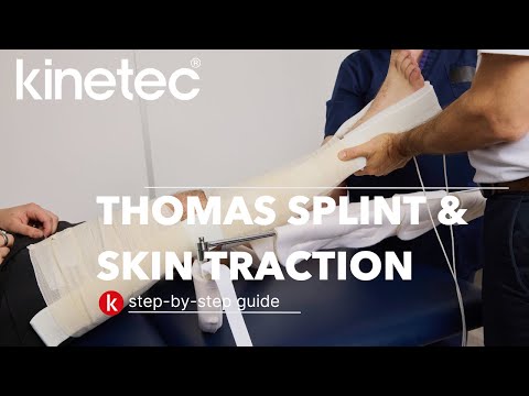 Kinetec Thomas Splint and Skin Traction Application [Video]