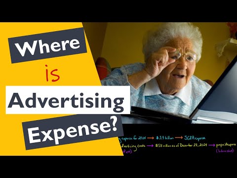 Where to Find Advertising Expense in the Financial Statements [Video]