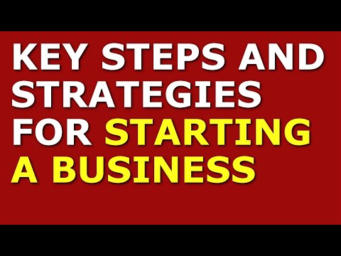 Key Steps and Strategies for Starting a Business [Video]